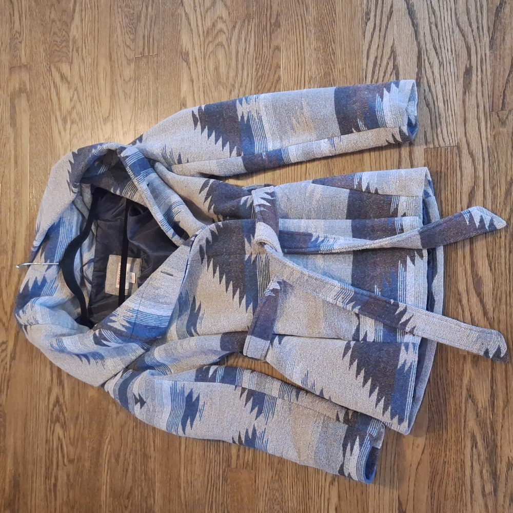 Aztec hooded jacket
